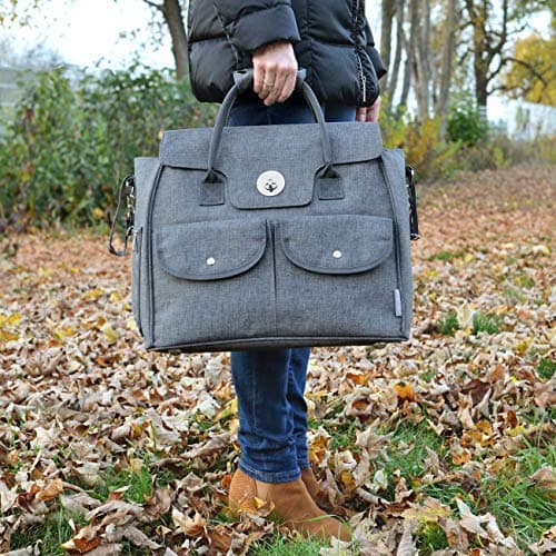 Sac à langer gris Trendy et unisexe au prix tout doux