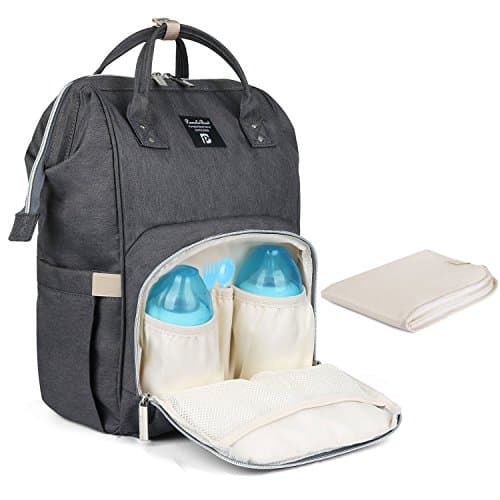 Sac à langer sac à dos isotherme gris Pomelo best