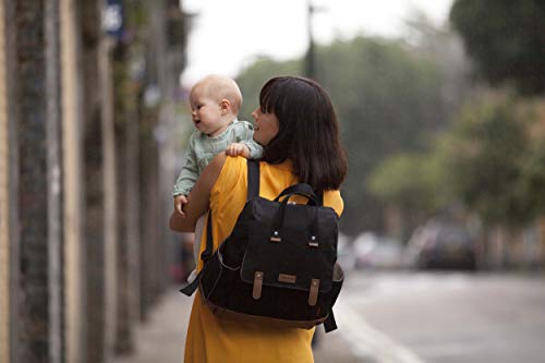 Sac à langer 4-en-1 Babymel noir et marron