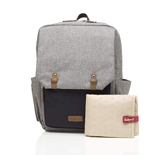 Sac à langer tendance pour papa Babymel avec matelas à langer